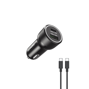 LEVORE 43w Car Charger with C to C cable